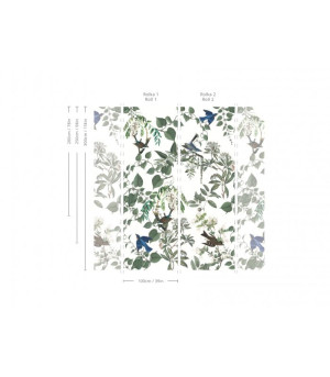 Wallcolors Tapeta Flying Birds