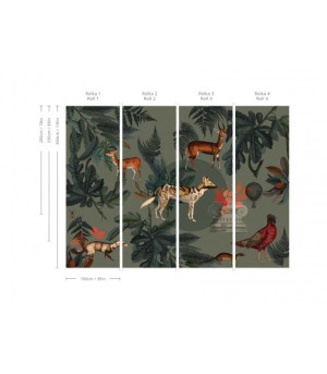 Wallcolors Tapeta Khaki