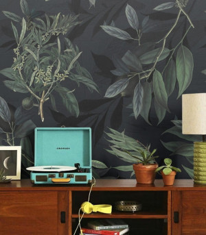 Wallcolors Tapeta Olive Branch Green