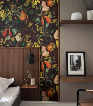 Wallcolors Tapeta Pear Maroon