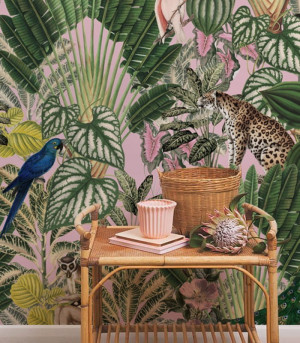 Wallcolors Tapeta Pink Jungle