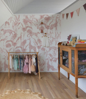 Wallcolors Tapeta Safari Pink
