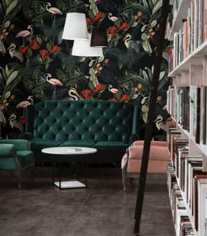 Wallcolors Tapeta Standing Heron