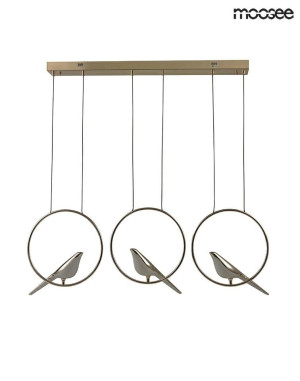 MOOSEE lampa wisząca BIRD LINE złota