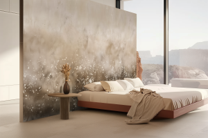 Grafika Reve Marron et Beige Aube MA205