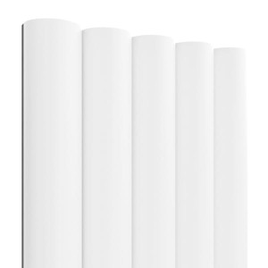 Panel ryflowany Lameo MDF na filcu - Biały Mat