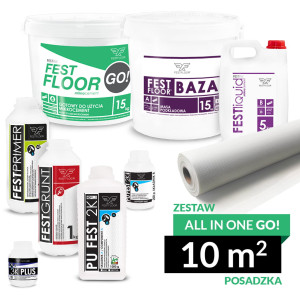 Zestaw mikrocementu FESTFLOOR ALL IN ONE GO! - 10m²