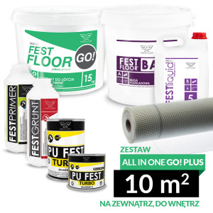 Zestaw mikrocementu FESTFLOOR GO! PLUS - 10m²