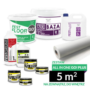 Zestaw mikrocementu FESTFLOOR GO! PLUS - 5m²