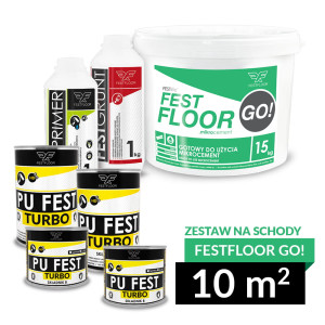 Zestaw mikrocementu FESTFLOOR GO! - 10m²