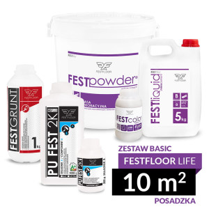 Zestaw mikrocementu FESTFLOOR LIFE BASIC - 10m²