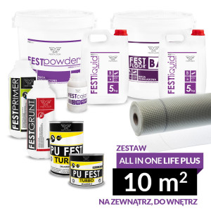 Zestaw mikrocementu FESTFLOOR ALL IN ONE LIFE PLUS - 10m²