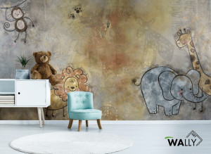 WallyArt tapeta Teddy 0156-01