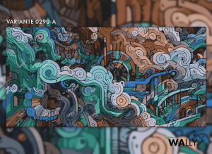 WallyArt tapeta Bauhaus 0290-A