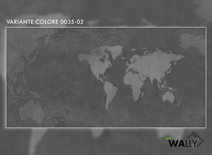 WallyArt tapeta Globe 0035-02