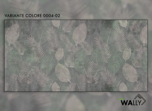WallyArt tapeta Leaf 0004-02