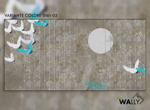 WallyArt tapeta Marabu 0161-02