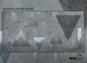 WallyArt tapeta Stag 0118-02