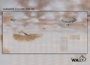 WallyArt tapeta Whale 0101-02