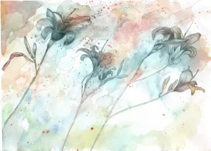 Grafika Metalic Art Lilie MA2022014