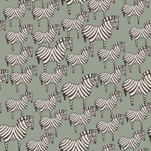 Tapeta dekoracyjna Borastapeter Scandinavian Designers Lisa Larson Zebra 1379