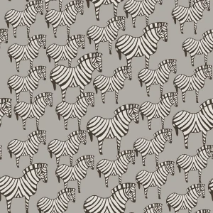 Tapeta dekoracyjna Borastapeter Scandinavian Designers Lisa Larson Zebra 1380