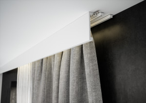 Listwa karniszowa Creativa LIGHTBLOCKER – osłona karnisza z kanałem LED LK-02 200 cm