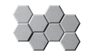 VHCT Beton architektoniczny Puzzle 3D PB 01 Honey - Heksagon