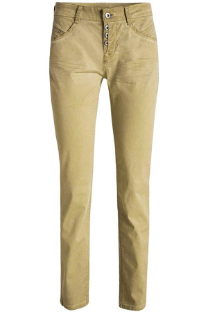 Esprit Beżowe Spodnie Typu Chino Fashion Fit, Regular