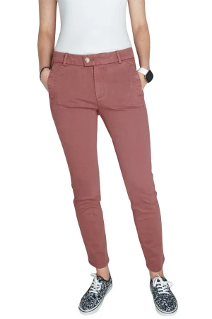 Esprit Brudny Róż Spodnie Typu Chino Tencel, Short