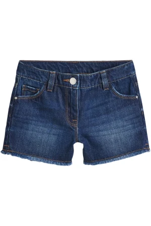 Dziewczęce Jeansowe Spodenki, Ciemny Jeans