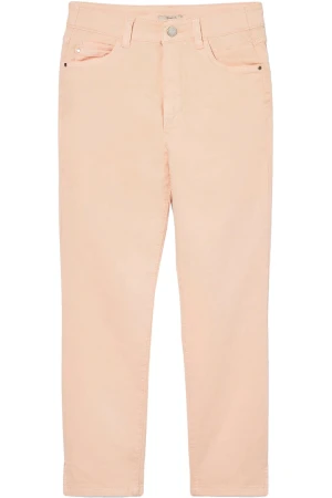 C&A Brzoskwiniowe Spodnie Jeansy Samira Stretch Cropped