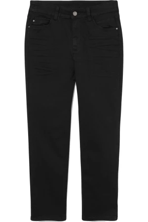 C&A Czarne Spodnie Jeansy Samira Stretch Cropped