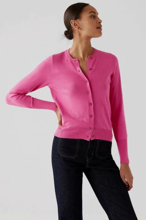 M&S Różowy Sweter Kardigan Eco Wiskoza /B/