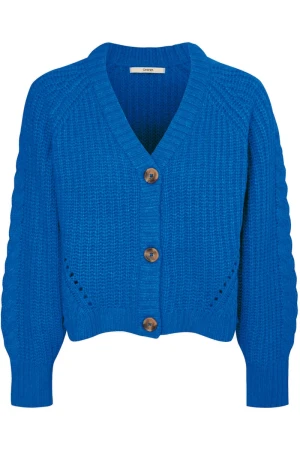 George Ciepły Kobaltowy Eco Sweter Kardigan