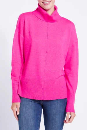 Dunnes Damski Różowy Sweter Golf