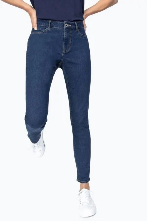 Gemo Damskie Ciemnojeansowe Jeansy Slim Fit