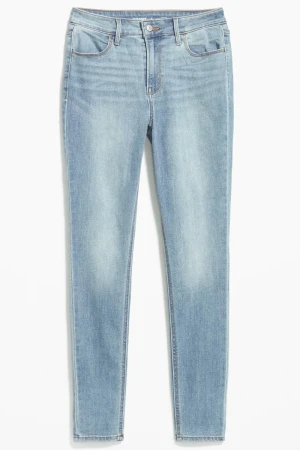 Old Navy Jasne Jeansy Super Skinny Wysoki Stan, Ankle