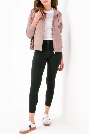 April Czarne Jeansy Skinny 7/8, Regular