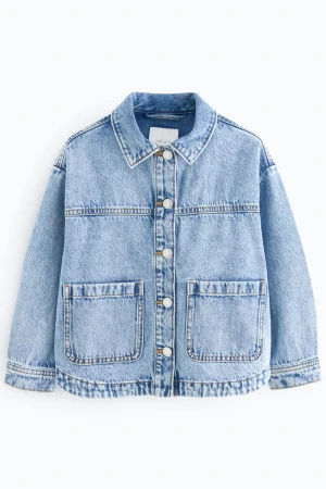 Jeansowa Dziewczęca Bawełniana Kurtka Katana Jeans
