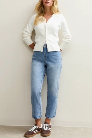 Jasne Jeansy Hannah Proste Nogawki, Regular