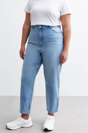 Jasne Jeansy Mom Tori Slim Fit, Regular