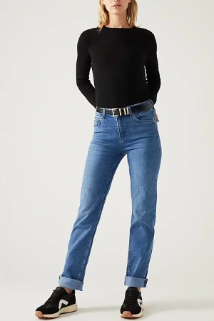 Proste Jeansy Sienna Straight, Long