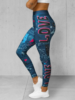 Damen Leggings Indigo OZONEE O/20755Z