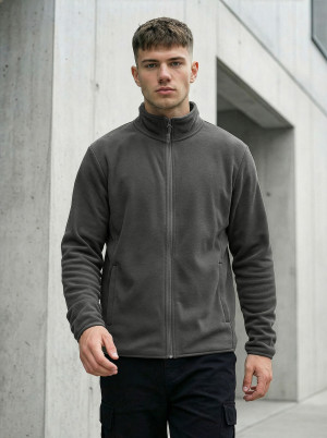 Bluza męska rozpinana grafitowa OZONEE JS/HH016/5