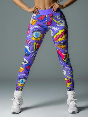 Legginsy damskie kolorowe OZONEE O/20757