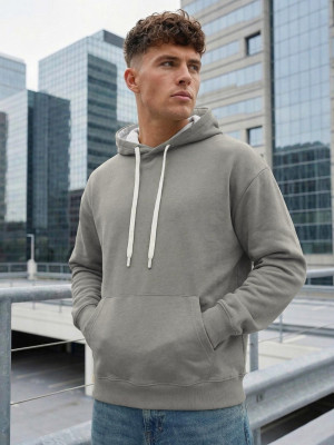 Bluza męska z kapturem grafitowa OZONEE JS/65B3972/5