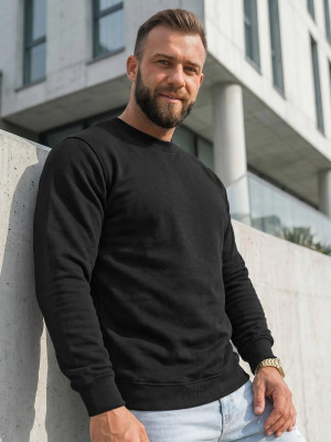 Bluza męska czarna OZONEE JS/2001-10Z