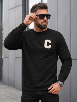 Bluza męska czarna OZONEE NB/MF2019