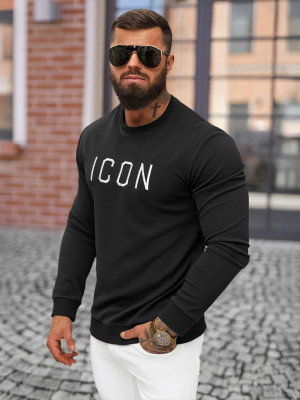 Bluza męska czarna OZONEE O/D7394Z